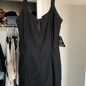 Black mini dress